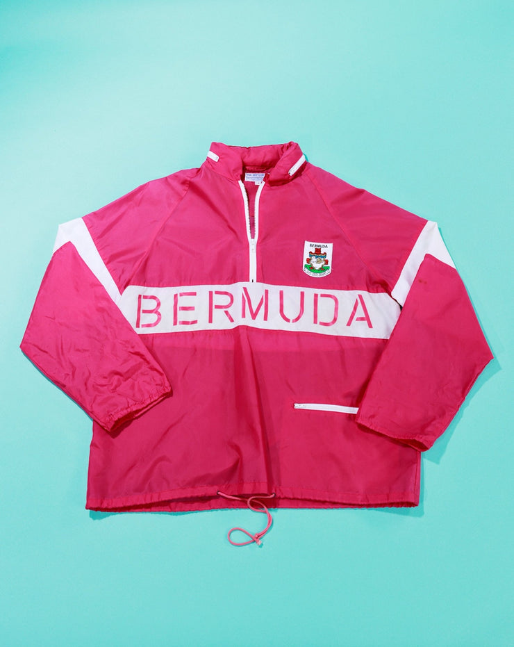 Vintage 90s Newport Bermuda 1/4 Zip Windbreaker Jacket