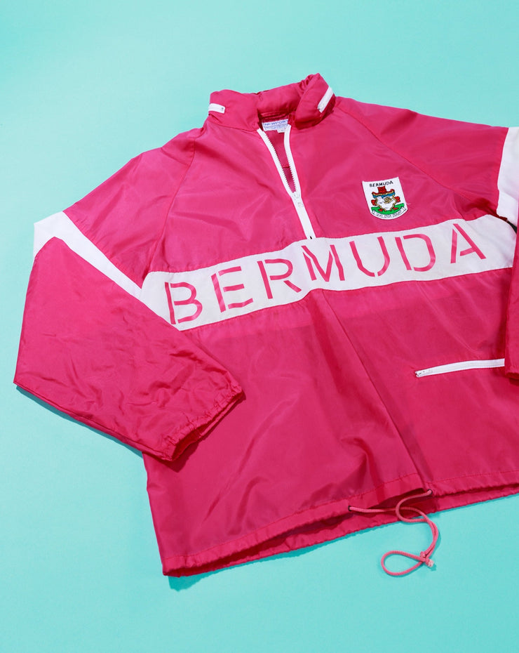 Vintage 90s Newport Bermuda 1/4 Zip Windbreaker Jacket