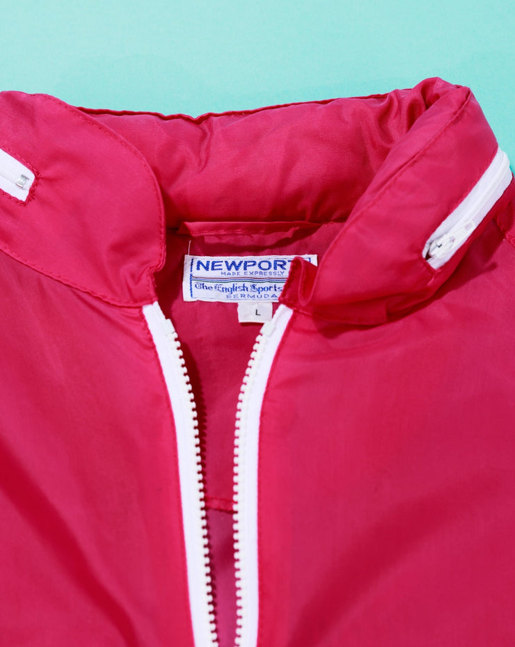 Vintage 90s Newport Bermuda 1/4 Zip Windbreaker Jacket
