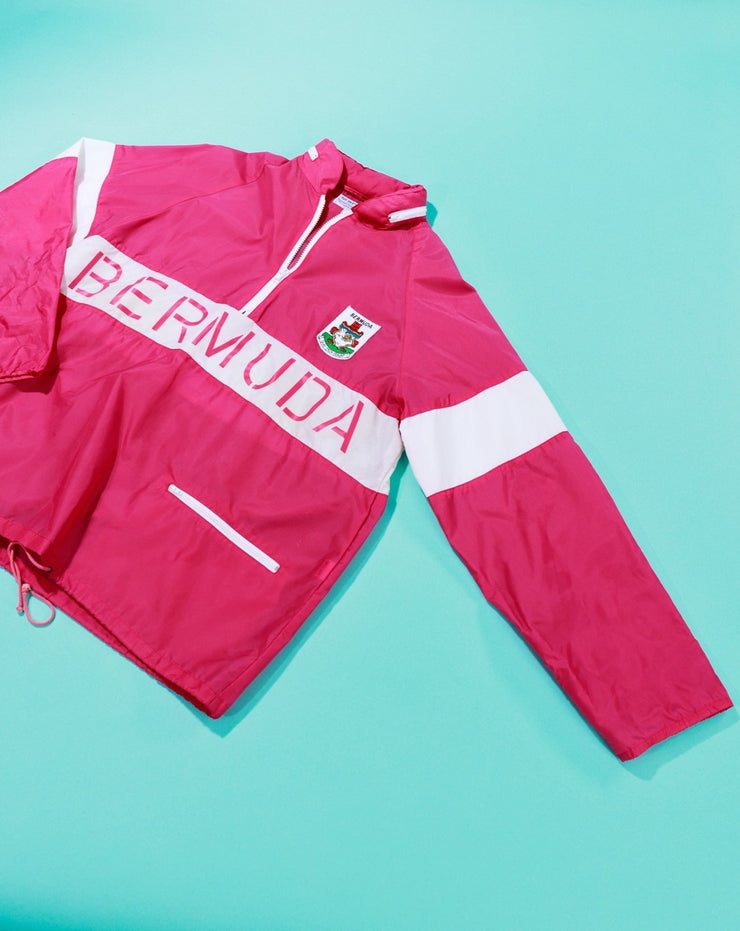 Vintage 90s Newport Bermuda 1/4 Zip Windbreaker Jacket
