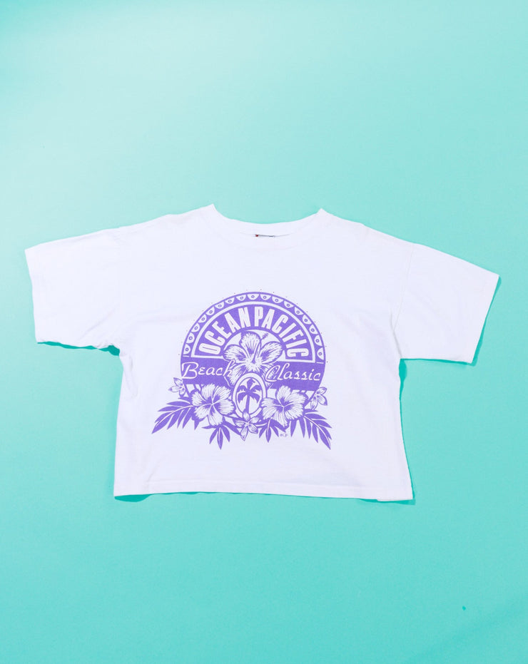 Vintage 90s Ocean Pacific Beach Classic Crop Top
