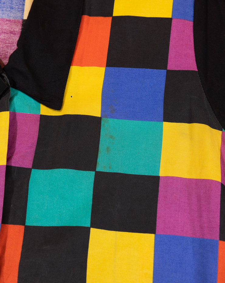 Vintage 90s Bedford Fair Color Block Button Up