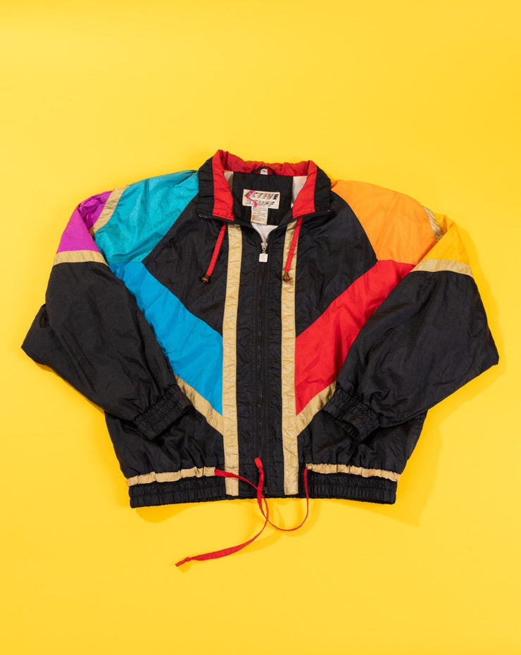 Vintage 90s Active Stuff Windbreaker Jacket