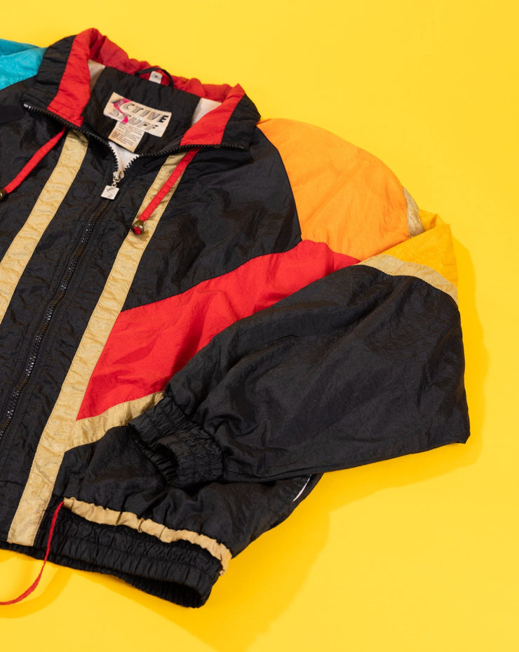 Vintage 90s Active Stuff Windbreaker Jacket