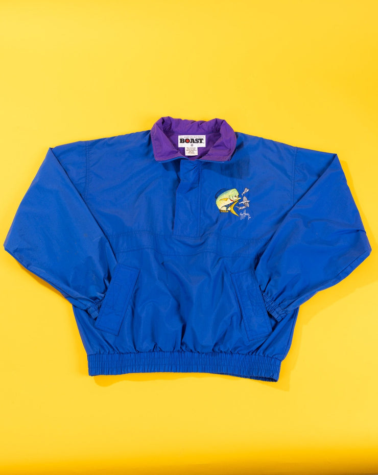 Vintage 90s Guy Harvey Quarter Zip Windbreaker Jacket