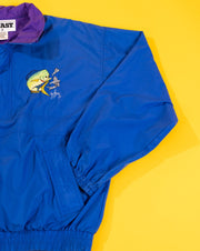 Vintage 90s Guy Harvey Quarter Zip Windbreaker Jacket