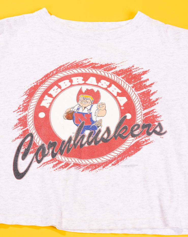 Vintage 90s Nebraska Cornhuskers Crop Top