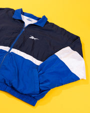 Vintage 90s Reebok Windbreaker (Blue/White/Navy)