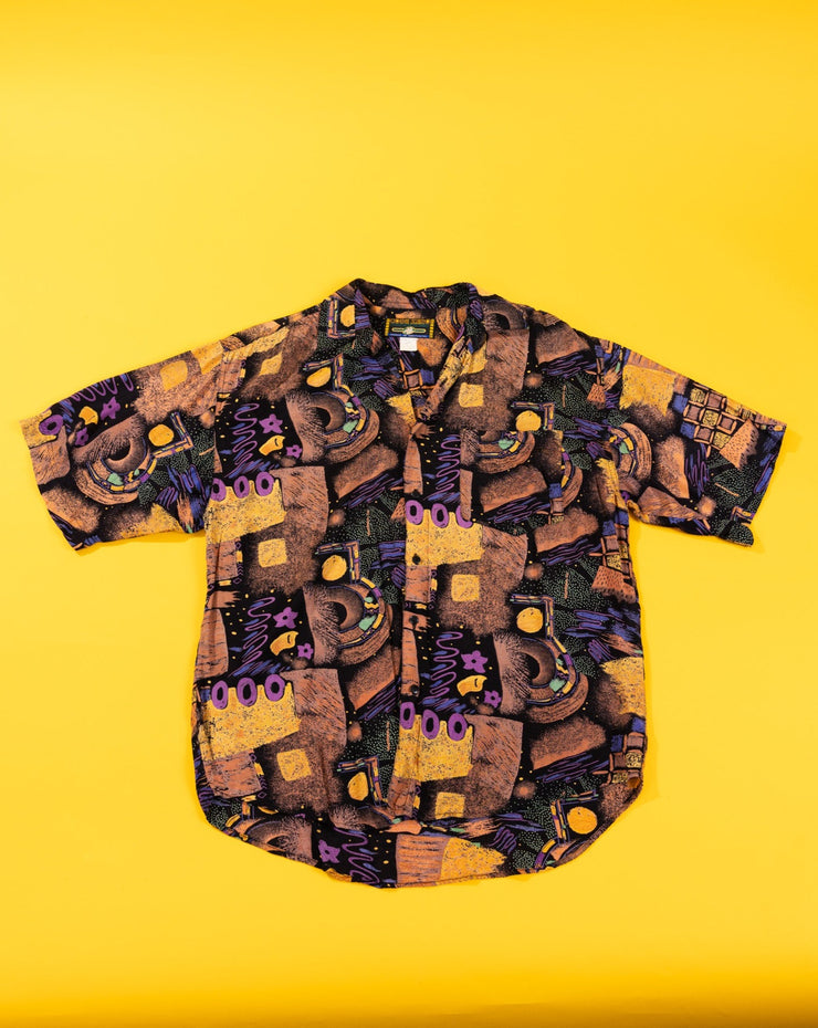 Vintage 90s Code Zero Button Up