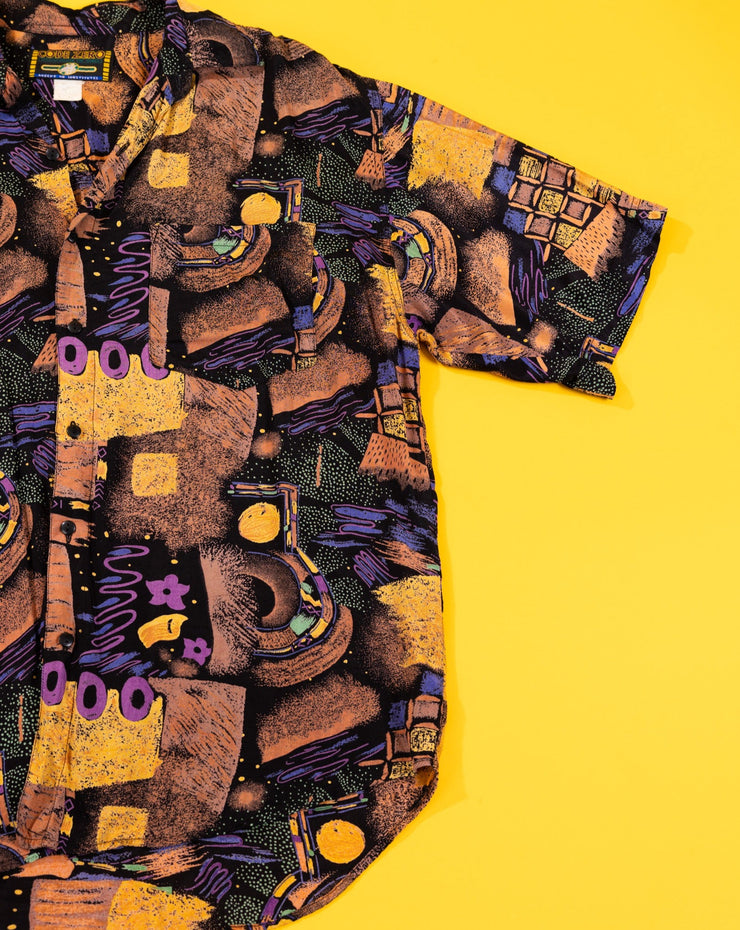 Vintage 90s Code Zero Button Up