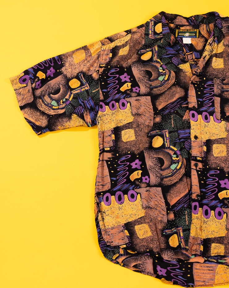 Vintage 90s Code Zero Button Up
