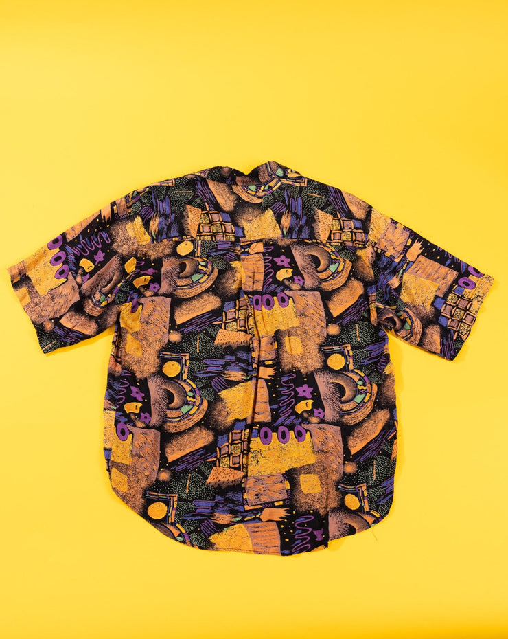 Vintage 90s Code Zero Button Up