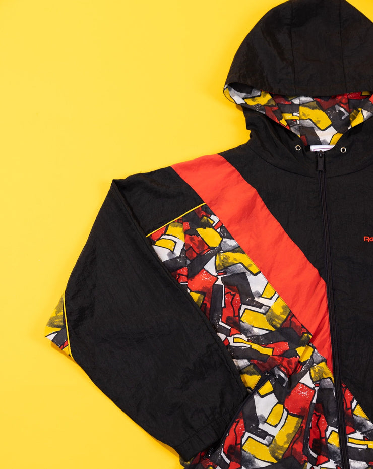 Vintage 90s Reebok Windbreaker (Red/Black/Yellow)