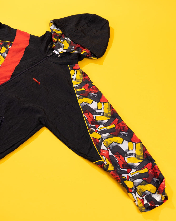 Vintage 90s Reebok Windbreaker (Red/Black/Yellow)
