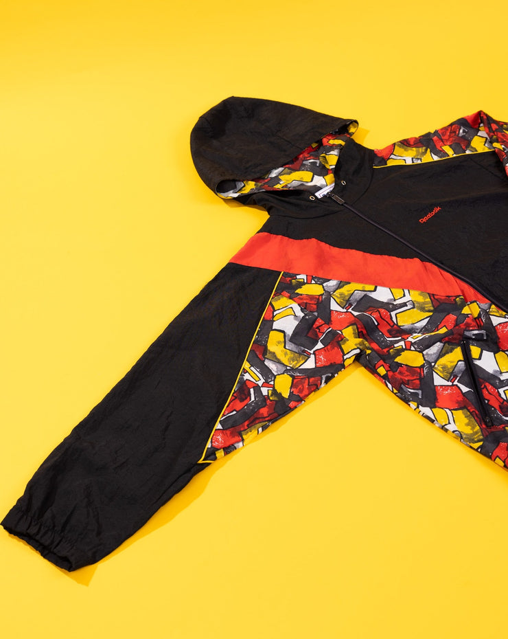 Vintage 90s Reebok Windbreaker (Red/Black/Yellow)