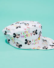 Rare Vintage 80s Disney I Love Mickey AOP Painters Hat