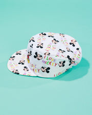 Rare Vintage 80s Disney I Love Mickey AOP Painters Hat