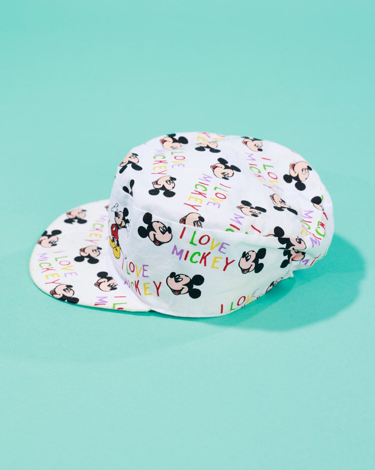 Rare Vintage 80s Disney I Love Mickey AOP Painters Hat