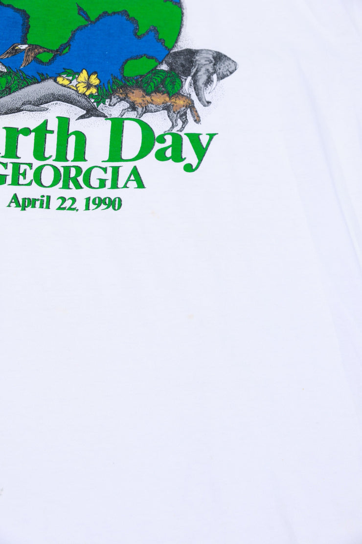 Vintage 1990 Earth Day Georgia Tee
