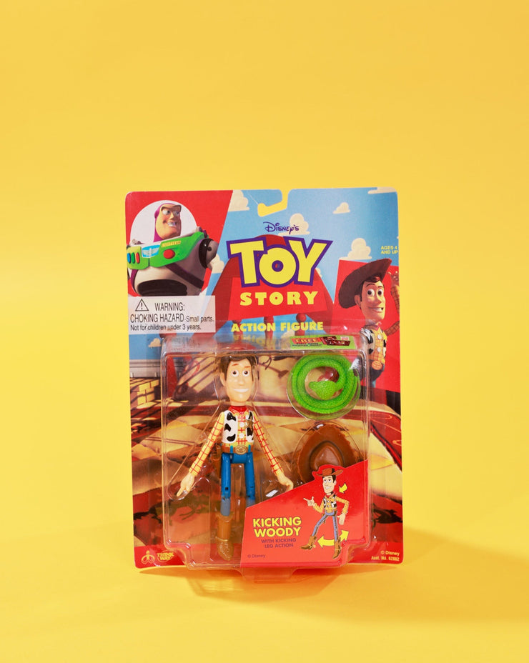 Vintage 1996 Toy Story Kicking Woody