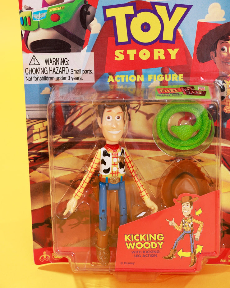 Vintage 1996 Toy Story Kicking Woody