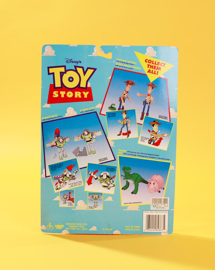 Vintage 1996 Toy Story Kicking Woody