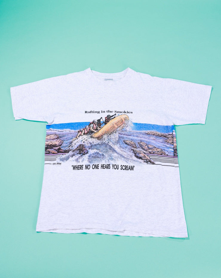 Vintage 1990 San Segal Smokies Water Rafting T-shirt