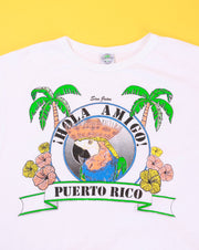 Vintage 90s Stanley Michaels San Juan Puerto Rico Crop Top