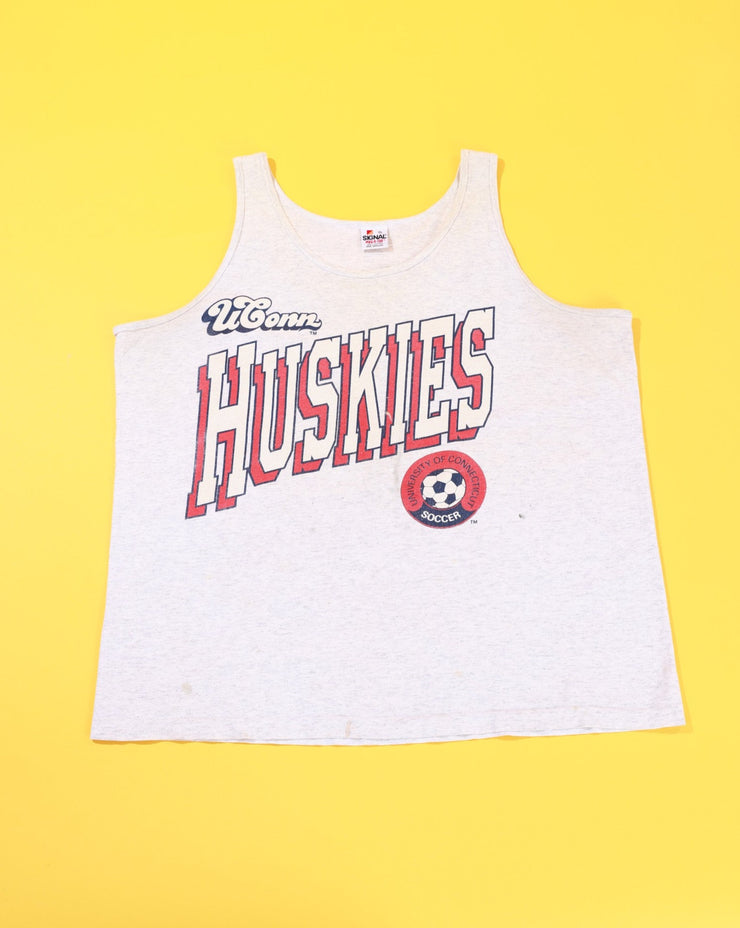 Vintage 80s UConn Huskers Soccer Tank Top
