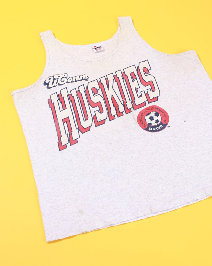 Vintage 80s UConn Huskers Soccer Tank Top