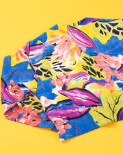 Vintage 80s Platinum by Dorothy Schoelen Floral Blazer