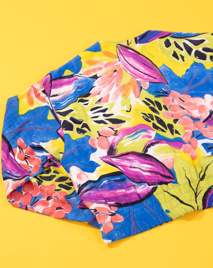 Vintage 80s Platinum by Dorothy Schoelen Floral Blazer