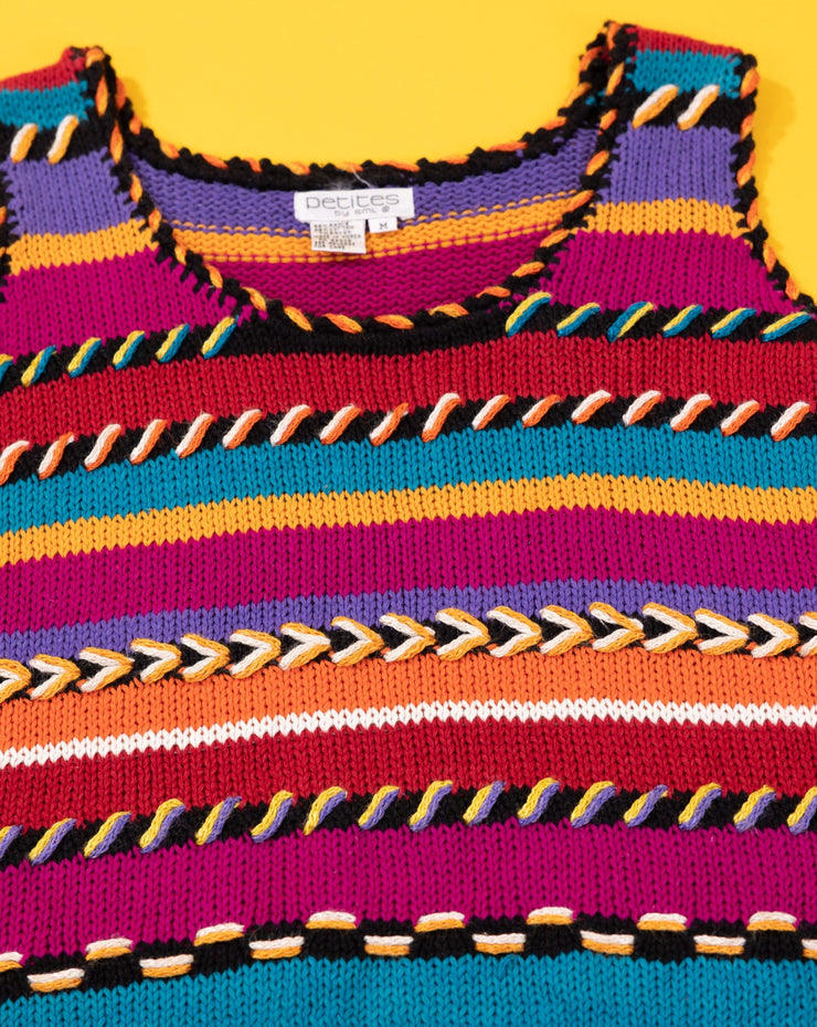 Vintage 90s Petites by SML Retro Crop Tank Top
