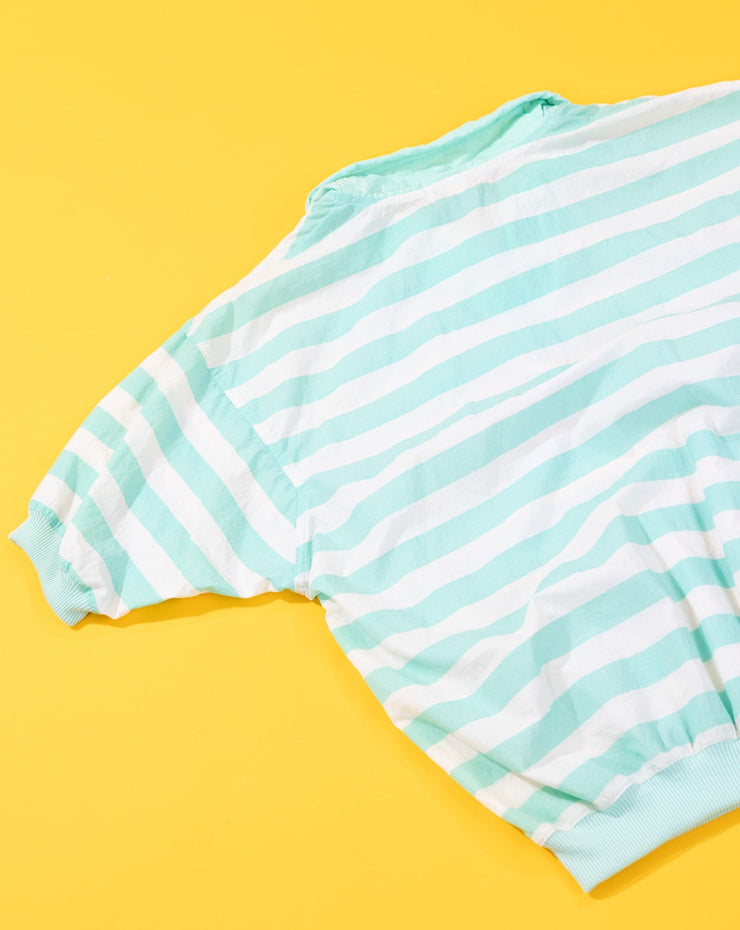 Vintage 80s Lavon Striped Retro 3/4 Sleeve Pullover