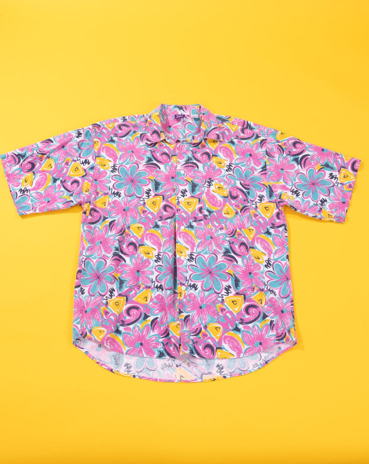 Vintage 90s Pro Spirit Floral Button Up