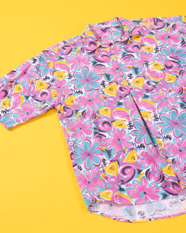 Vintage 90s Pro Spirit Floral Button Up