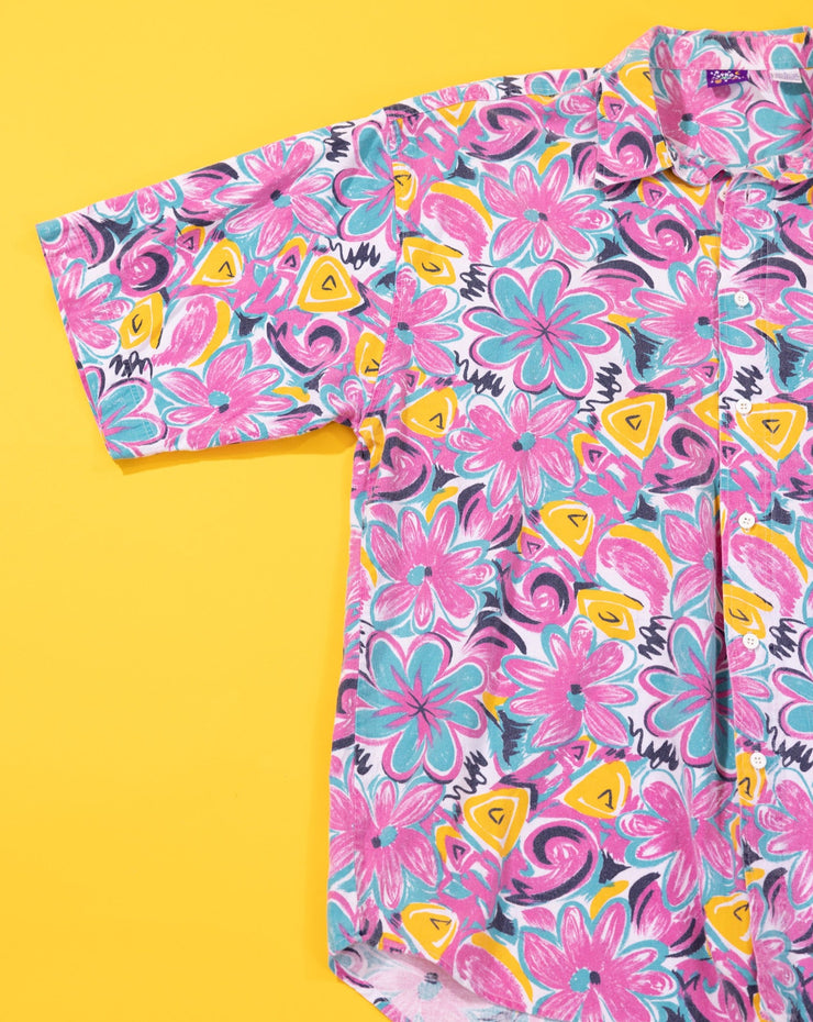 Vintage 90s Pro Spirit Floral Button Up