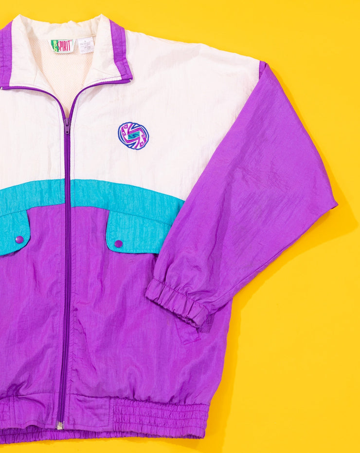 Vintage 90s Bold Spirit Windbreaker Jacket