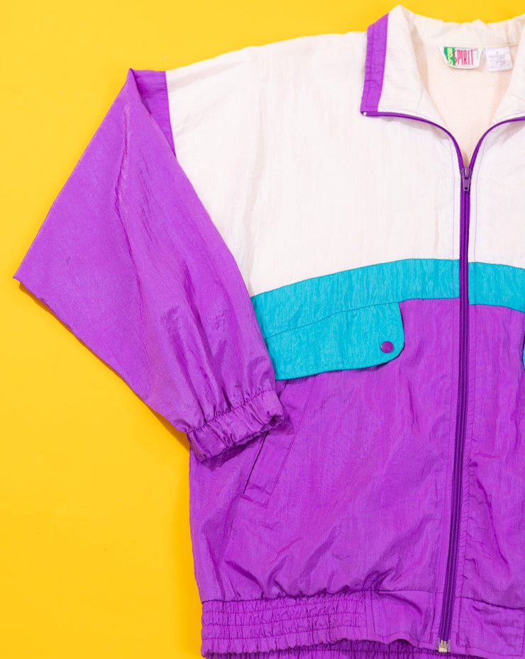 Vintage 90s Bold Spirit Windbreaker Jacket