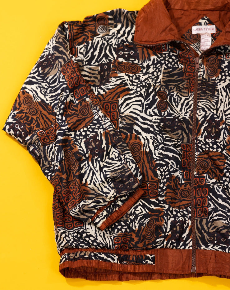 Vintage 80s Laura Tyler Windbreaker Jacket