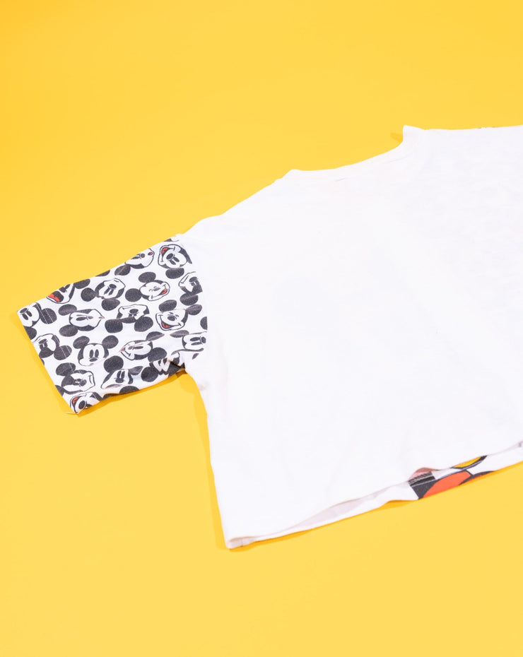 Vintage 90s Disney Mickey Mouse Upcycled Crop Top