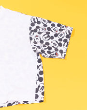 Vintage 90s Disney Mickey Mouse Upcycled Crop Top