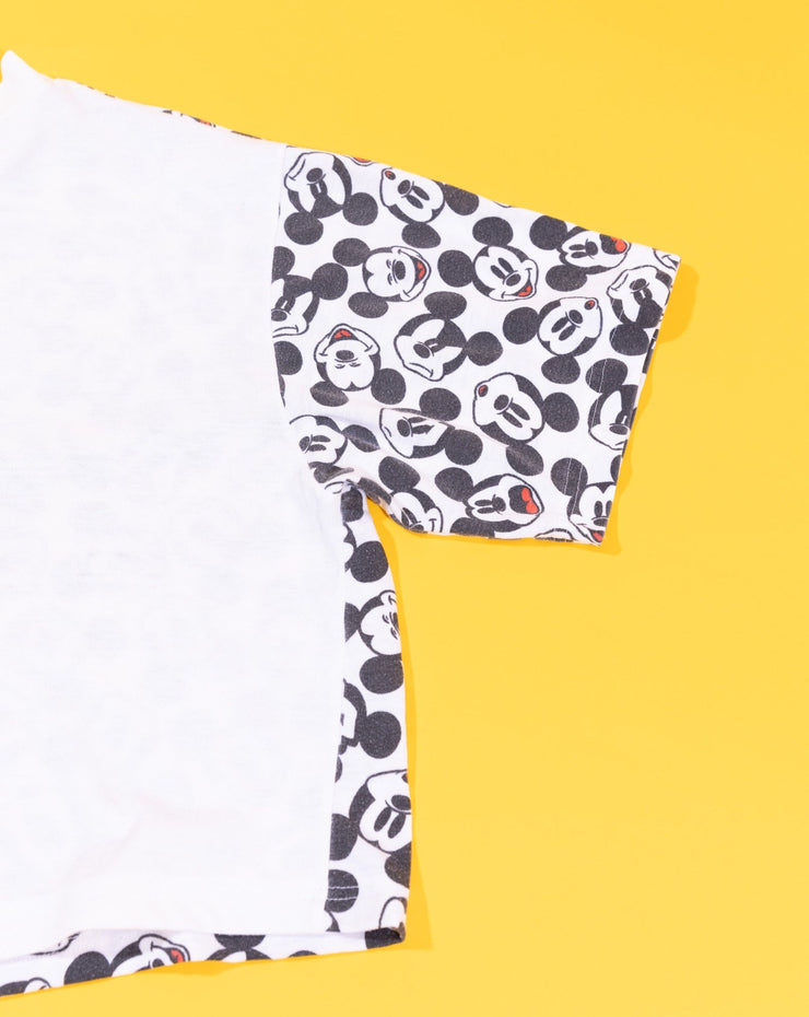 Vintage 90s Disney Mickey Mouse Upcycled Crop Top
