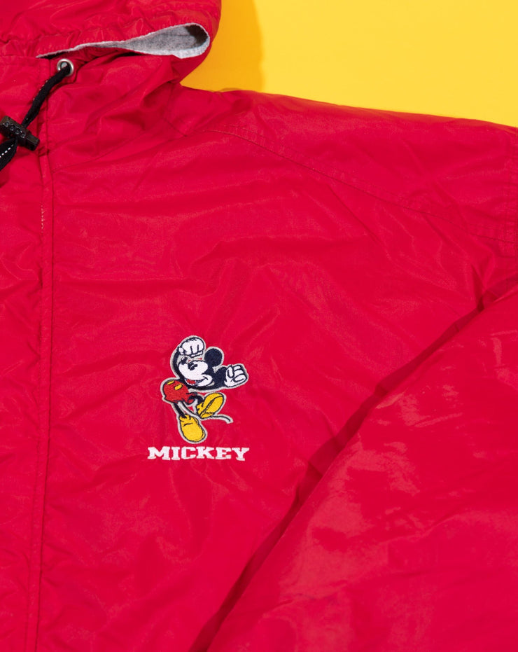 Vintage 90s The Disney Store Mickey Embroidered Zip Up Jacket