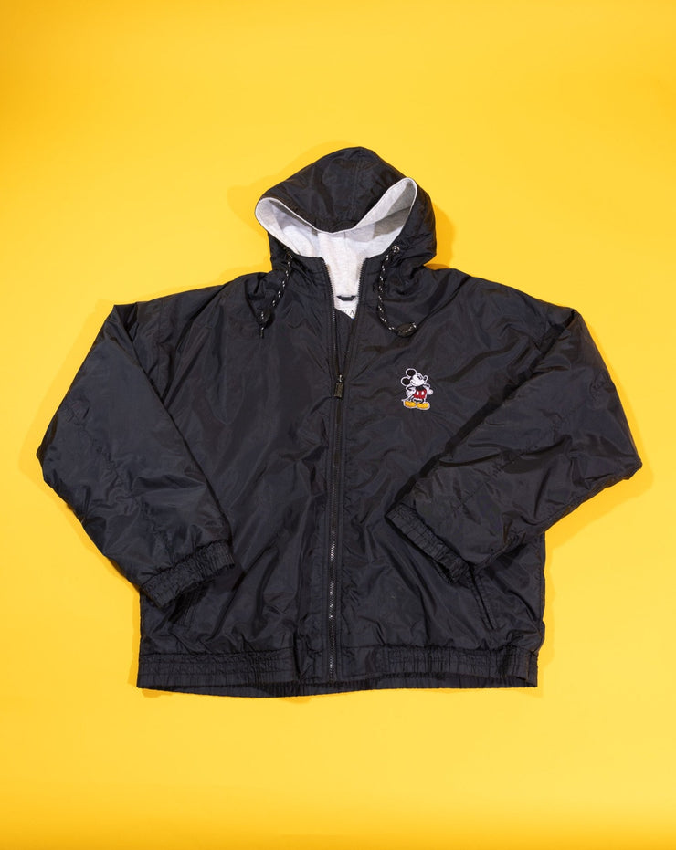Vintage 90s Disney Mickey Embroidered Zip Up Jacket