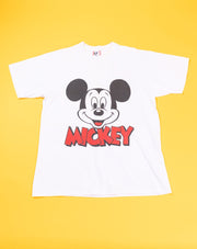 Vintage 90s Disney Designs Mickey Face T-shirt