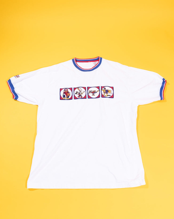 Vintage 90s Disney Athletics Character Embroidered T-shirt