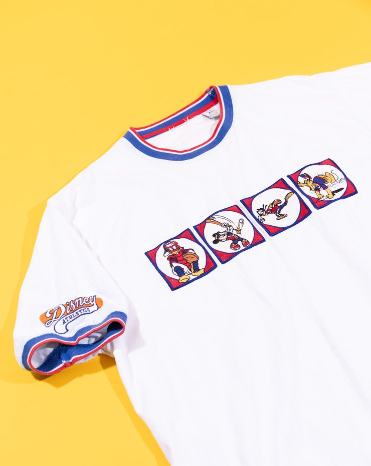 Vintage 90s Disney Athletics Character Embroidered T-shirt