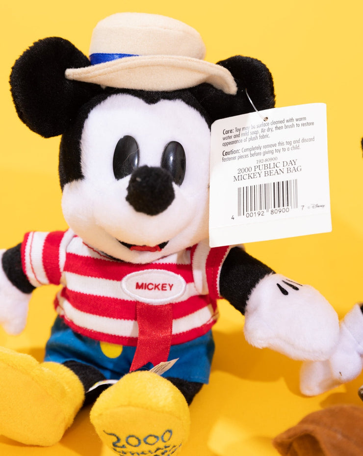 Vintage 1999/2000 Official Disneyana Convention Plush Mickey & Minnie Toy