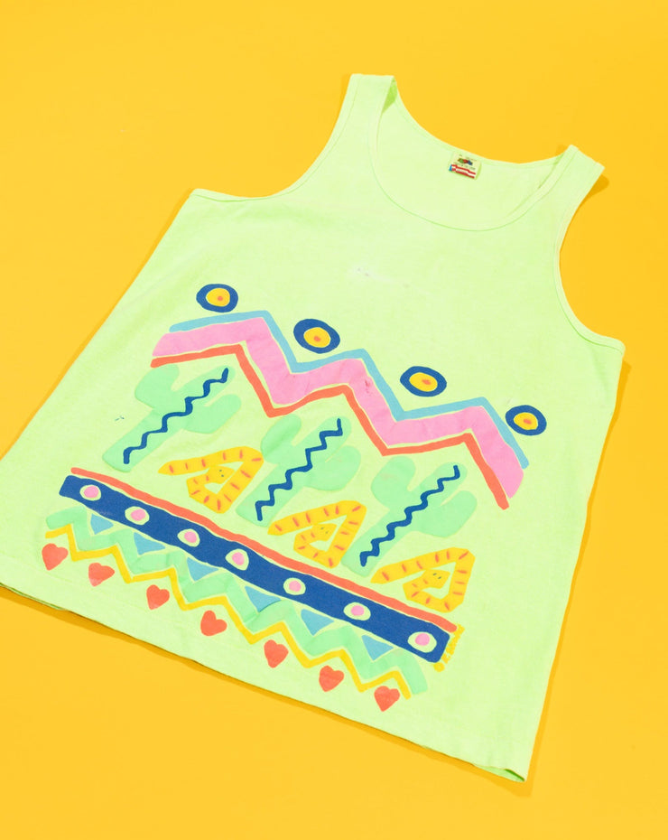 Vintage 90s Neon Retro Tank Top